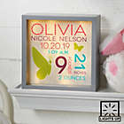 Alternate image 1 for Sweet Baby Girl LED Light 6-Inch Square Shadow Box