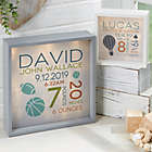 Alternate image 2 for Sweet Baby Boy LED Light 10-Inch Square Shadow Box