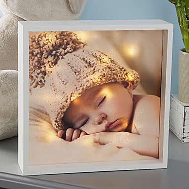Baby Photo LED Light 10-Inch Square Shadow Box. View a larger version of this product image.