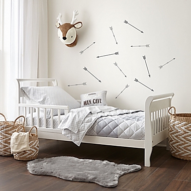 Levtex Baby&reg; Little Man 5-Piece Toddler Bedding Set in Grey. View a larger version of this product image.
