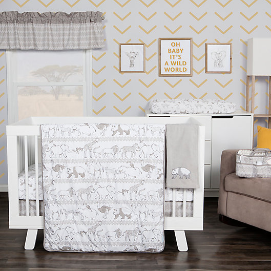 Alternate image 1 for Waverly® Baby by Trend Lab® Congo Line 5-Piece Crib Bedding Set