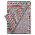 Alternate image 0 for Trend Lab&reg; Aztec Sweatshirt Knit Baby Blanket in Grey