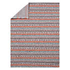 Alternate image 2 for Trend Lab&reg; Aztec Sweatshirt Knit Baby Blanket in Grey