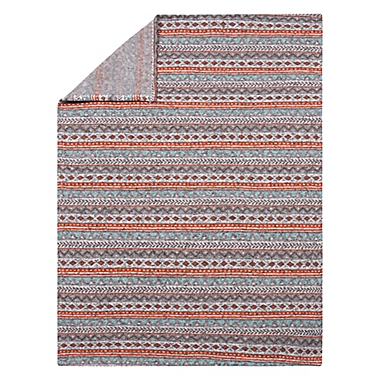 Trend Lab&reg; Aztec Sweatshirt Knit Baby Blanket in Grey. View a larger version of this product image.