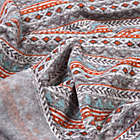 Alternate image 5 for Trend Lab&reg; Aztec Sweatshirt Knit Baby Blanket in Grey