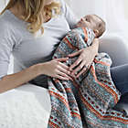 Alternate image 6 for Trend Lab&reg; Aztec Sweatshirt Knit Baby Blanket in Grey