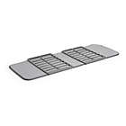 Alternate image 1 for Umbra&reg; Microfiber Quick Dry Shoe Mat in Charcoal With Plastic Grids