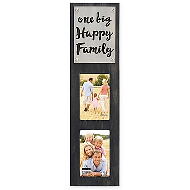 Malden&reg; Laser-Cut 2-Photo Picture Frame with Family Plaque. View a larger version of this product image.