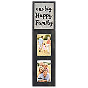 Malden&reg; Laser-Cut 2-Photo Picture Frame with Family Plaque