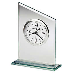 Howard Miller® Leigh Tabletop Alarm Clock in Glass