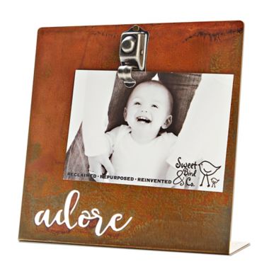 Sweet Bird & Co. 4-Inch x 6-Inch Adore Clip Picture Frame. View a larger version of this product image.
