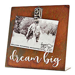 Sweet Bird & Co. 4-Inch x 6-Inch Dream Big Clip Picture Frame