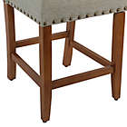 Alternate image 6 for HomePop&copy; Wood Upholstered Counter Stool