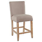 Alternate image 0 for HomePop&copy; Wood Upholstered Counter Stool in Tan
