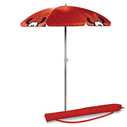Picnic Time® Minnie Mouse 5.5 Portable Beach Umbrella in Red