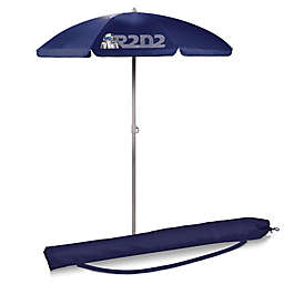 Picnic Time® Star Wars™ R2-D2 5.5-Foot Portable Beach Umbrella in Navy