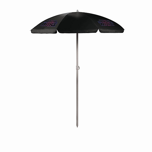 Alternate image 1 for Picnic Time® Star Wars™ 5.5-Foot Portable Beach Umbrella in Black