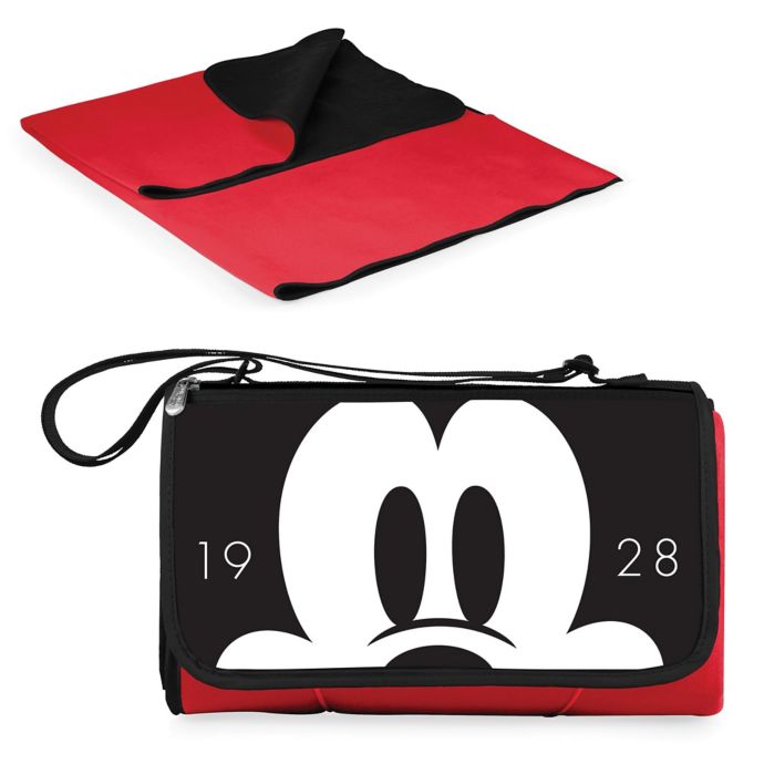 Picnic Time® Disney® Mickey Mouse Outdoor Picnic Blanket in Red | Bed