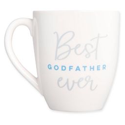 Pearhead® "Best Godfather Ever" Mug in White/Blue