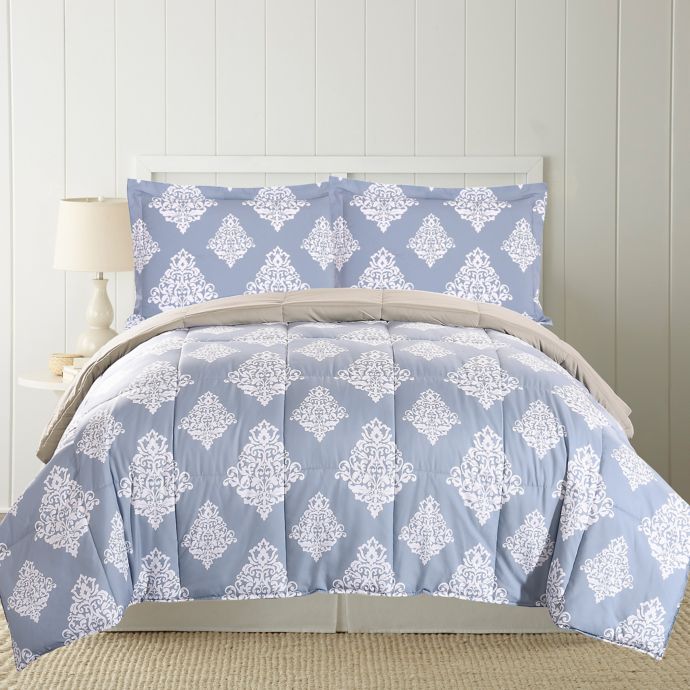 Pacific Coast Textiles Damask Down Alternative Reversible