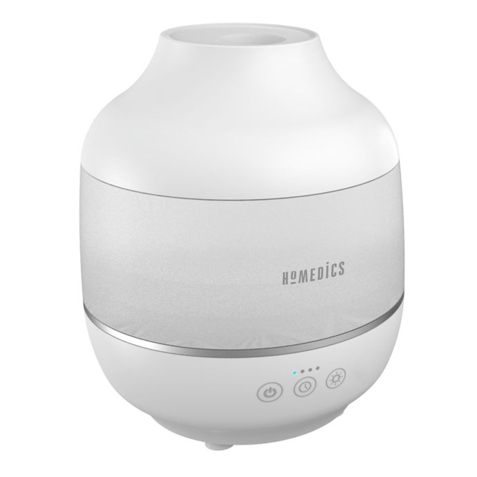 HoMedics® Total Comfort Cool Mist Ultrasonic Humidifier in White Bed