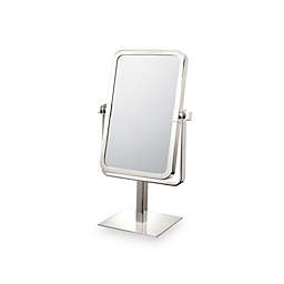 Kimball & Young Mirror Image Rectangular 3X/1X Vanity Mirror with Brushed Nickel Finish