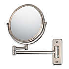 Alternate image 0 for Mirror Image&trade; 211 5X/1X Series Double Arm Wall Mirror with Brushed Nickel Finish