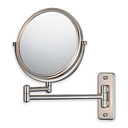 Mirror Image™ 211 5X/1X Series Double Arm Wall Mirror with Brushed Nickel Finish
