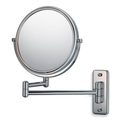 Mirror Image&trade; 211 5X/1X Series Double Arm Wall Mirror with Chrome Finish