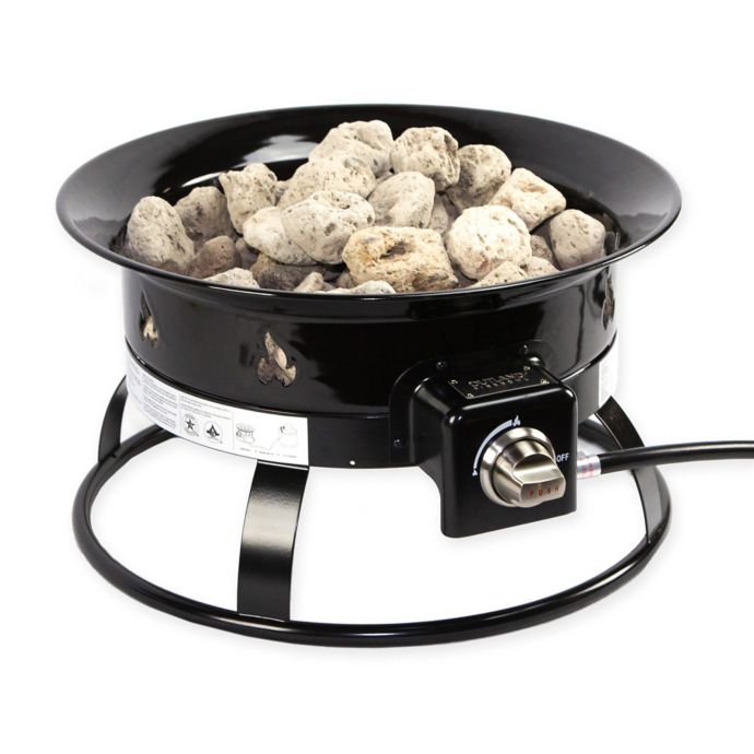 Destinationgear Portable Propane Fire Pit In Black Bed Bath Beyond