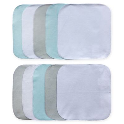 Neat Solutions&reg; 10-Pack Whale Washcloths