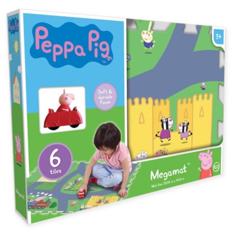 Peppa Pig 6 Piece Mega Floor Mat With Vehicle Buybuy Baby