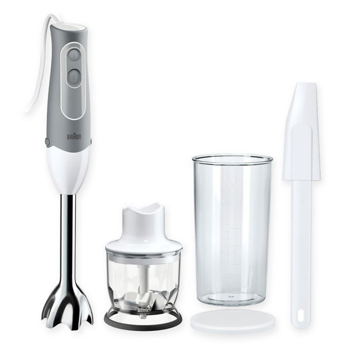 Braun MultiQuick Baby Food Hand Blender in White | Bed ...