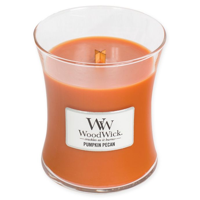 WoodWick® Pumpkin Pecan Medium Jar Candle Bed Bath and Beyond Canada