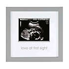Alternate image 0 for Pearhead&reg; &quot;Love at First Sight&quot; 3-Inch x 4-Inch Sonogram Picture Frame in Grey