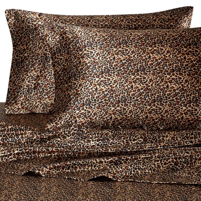 Hotel Satin Luxury Cheetah Pillowcases Bed Bath Beyond