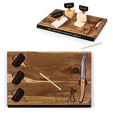 Picnic Time&reg; Disney Ratatouille Delio Acacia Cheese Board &amp; Tools Set. View a larger version of this product image.