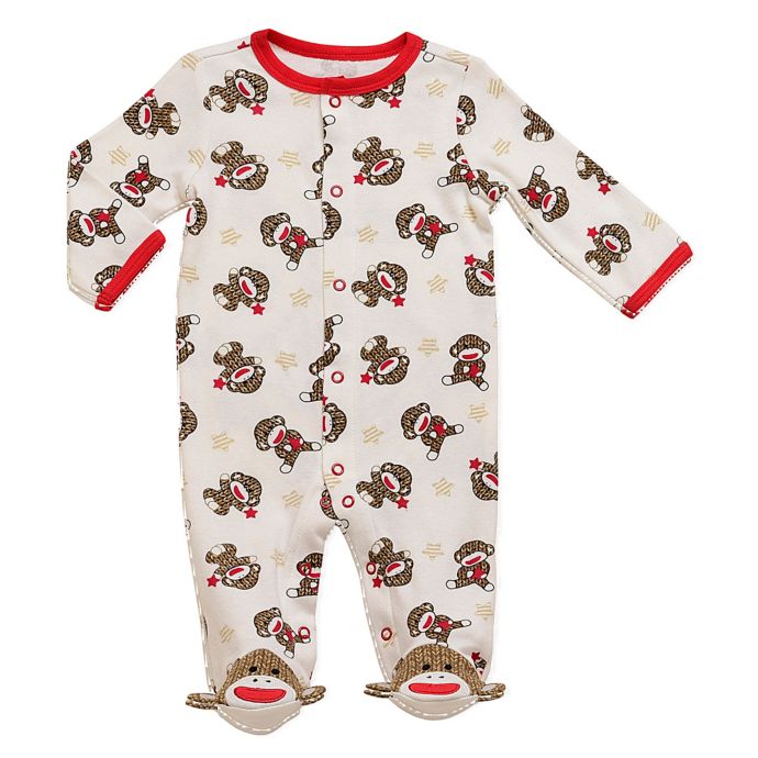 Baby Starters Sock Monkey Footie Bed Bath Beyond