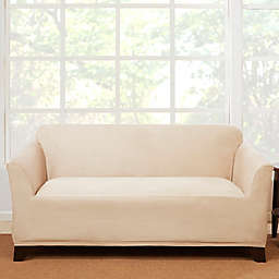 Sure Fit® Stretch Suede Loveseat Slipcover