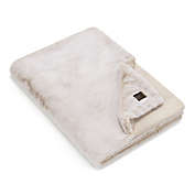 UGG&reg; Dawson Faux Fur Throw Blanket in Oatmeal