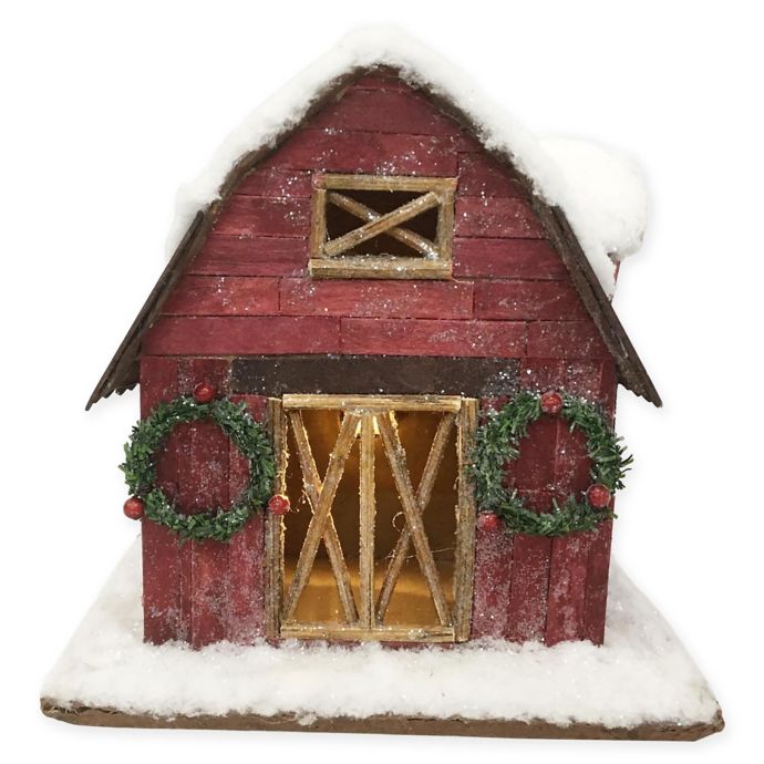 Rustic Red Barnhouse Holiday Décor Bed Bath & Beyond