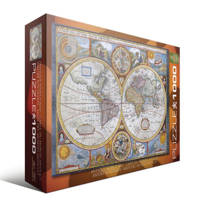 EuroGraphics Antique World Map 1000-Piece Jigsaw Puzzle ...