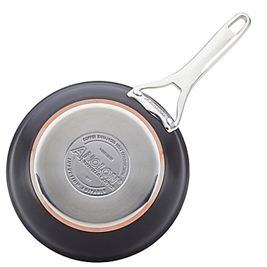 Anolon&reg; Nouvelle Copper Luxe Nonstick Hard-Anodized Skillet Twin Pack. View a larger version of this product image.