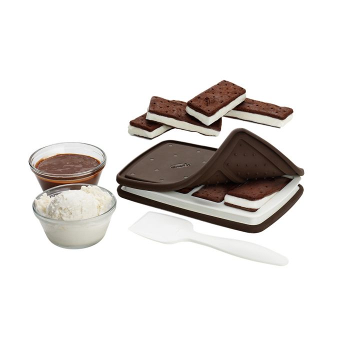 Chef'n® Sweet Spot Ice Cream Sandwich Maker in Brown/White Bed Bath