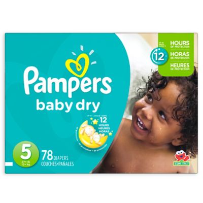 Pampers Baby Dry Diapers Super Pack - Size 5 - 78ct : Target