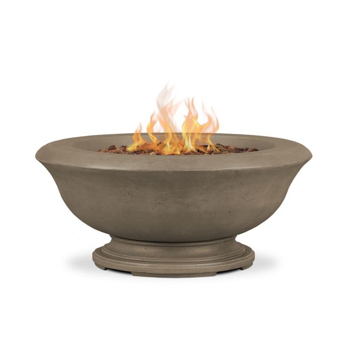 Real Flame® Treviso Round Gas Fire Bowl in Dove Grey | Bed ...