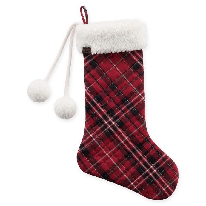 UGG® Hunter Plaid Christmas Stocking Bed Bath & Beyond