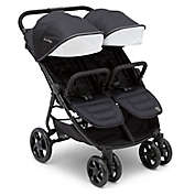 J is for Jeep Destination Ultralight Double Stroller in Midnight by Delta Children