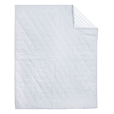 Just Born&reg; Keepsake Washed Linen Quilt in Grey. View a larger version of this product image.