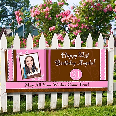 Birthday Party 72-Inch x 30-Inch Photo Banner. View a larger version of this product image.